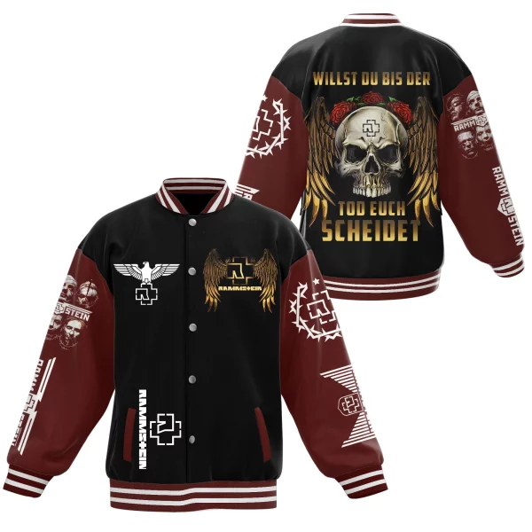 Rammstein Skull Baseball Jacket