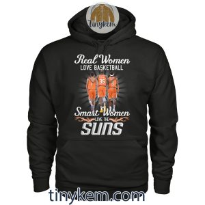 Real Women Love Basketball Smart Women Love The Phoenix Suns Tshirt2B2 wZDzf
