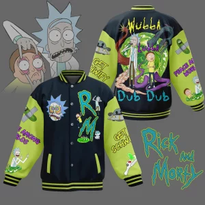 Rick and Morty Customized Baseball Jersey