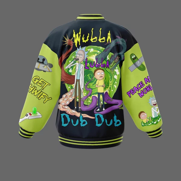 Rick And Morty Baseball Jacket: Get Schwify