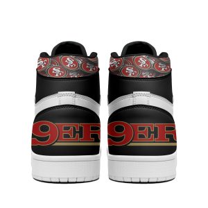 San Francisco 49ers Air Jordan 1 High Top Shoes2B3 CgYAk