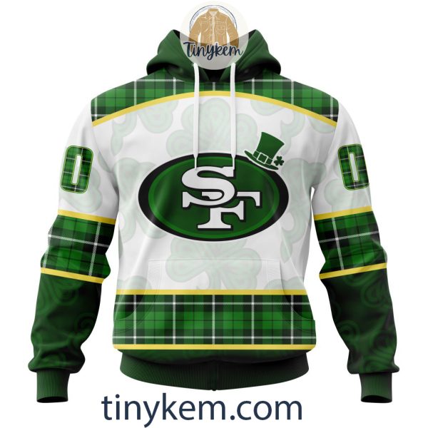 San Francisco 49ers Shamrock Customized Hoodie, Tshirt: Gift For St Patrick Day 2024