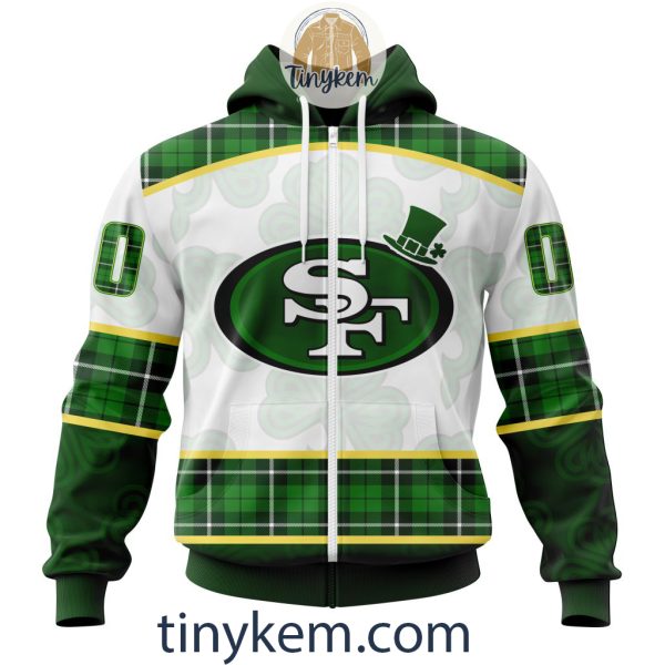 San Francisco 49ers Shamrock Customized Hoodie, Tshirt: Gift For St Patrick Day 2024