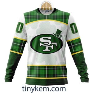 San Francisco 49ers Shamrock Customized Hoodie2C Tshirt Gift For St Patrick Day 20242B4 bWXmC