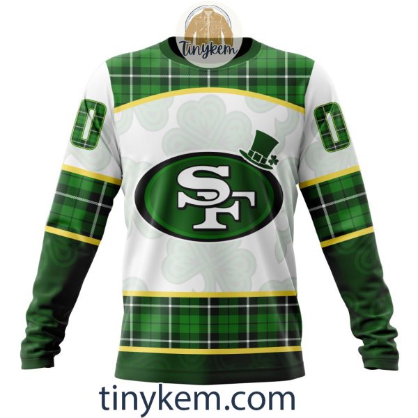 San Francisco 49ers Shamrock Customized Hoodie, Tshirt: Gift For St Patrick Day 2024