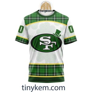 San Francisco 49ers Shamrock Customized Hoodie2C Tshirt Gift For St Patrick Day 20242B6 nuLbS