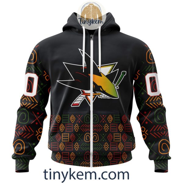 San Jose Sharks Black History Month Customized Hoodie, Tshirt, Sweatshirt