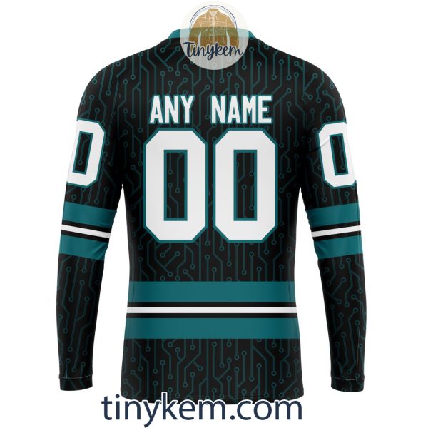 San Jose Sharks Hoodie With City Connect Design