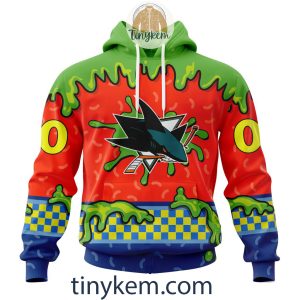 San Jose Sharks Customized Hoodie, Tshirt, Sweatshirt With Heritage Design
