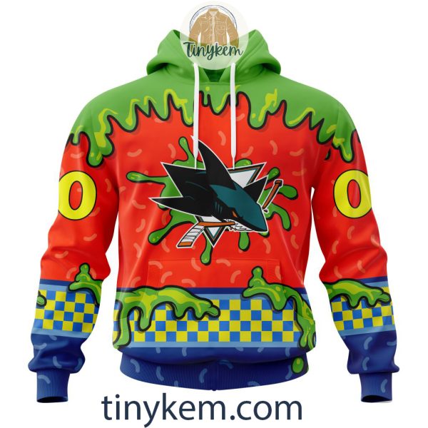 San Jose Sharks Nickelodeon Customized Hoodie, Tshirt, Sweatshirt
