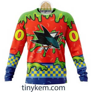 San Jose Sharks Nickelodeon Customized Hoodie Tshirt Sweatshirt2B4 39V4p