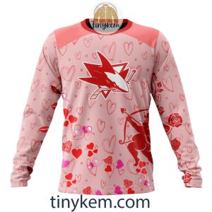 San Jose Sharks Valentine Hoodie Tshirt Sweatshirt2B4 UWbRz