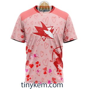 San Jose Sharks Valentine Hoodie Tshirt Sweatshirt2B6 3kJz7