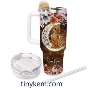 Scooby Doo Customized 40 Oz Tumbler I Love You To The Moon and Back 2B2 yrgTg