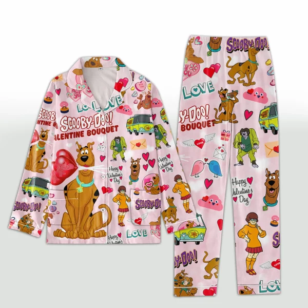 Scooby Doo Valentine Pajamas Set
