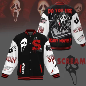 Scream Baseball Jacket: Do You Like Scary Movie?