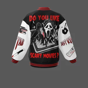 Scream Baseball Jacket Do You Like Scary Movie2B3 72gKu