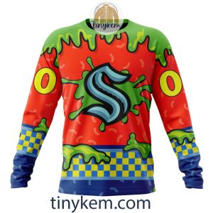 Seattle Kraken Nickelodeon Customized Hoodie Tshirt Sweatshirt2B4 NMzT2