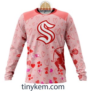 Seattle Kraken Valentine Hoodie Tshirt Sweatshirt2B4 XYpgM