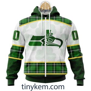 Seattle Seahawks Shamrock Customized Hoodie2C Tshirt Gift For St Patrick Day 20242B2 wbCy3