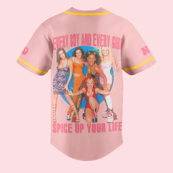 Spice Girls Customized Baseball Jersey