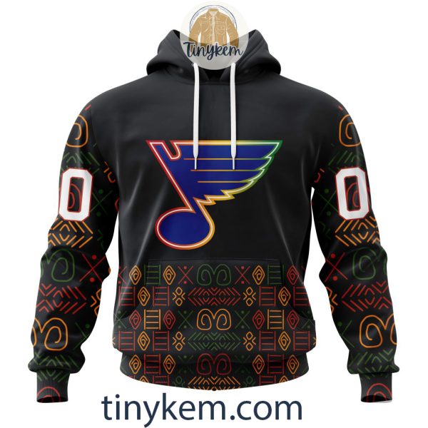 St. Louis Blues Black History Month Customized Hoodie, Tshirt, Sweatshirt