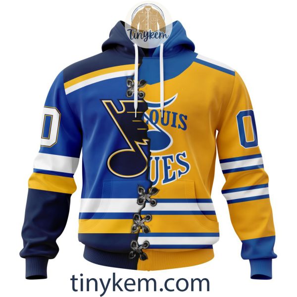 St. Louis Blues Home Mix Reverse Retro Jersey Customized Hoodie, Tshirt, Sweatshirt