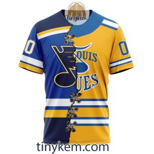 St Louis Blues Home Mix Reverse Retro Jersey Customized Hoodie Tshirt Sweatshirt2B6 7HVGX