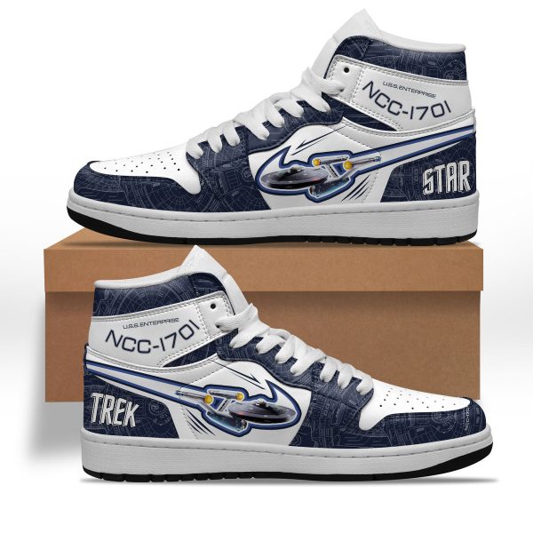 Star Trek Custom Air Jordan 1 High Top Shoes