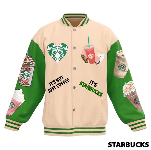 Starbucks Baseball Jacket: The Voices In My Head Keep Telling Me Get More Starbucks
