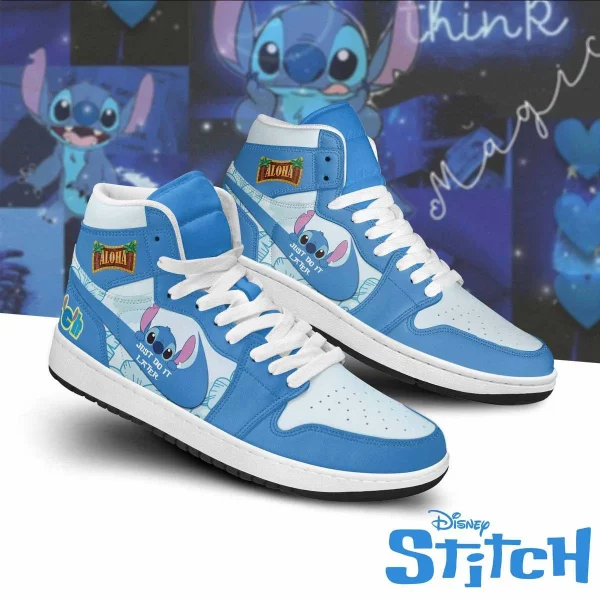 Stitch Aloha Air Jordan 1 High Top Shoes
