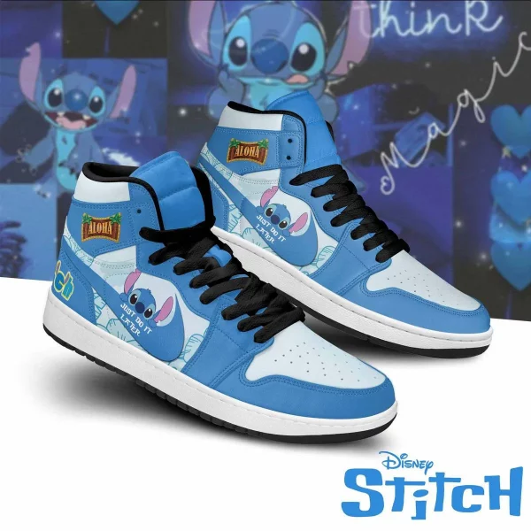 Stitch Aloha Air Jordan 1 High Top Shoes