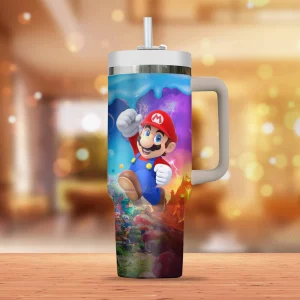 Super Mario Movie 40 Oz Tumbler2B3 DOGR7