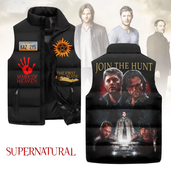 Supernatural Winchester Puffer Sleeveless Jacket