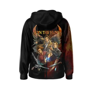 Supernatural Zipper Hoodie Join The Hunt2B3 tUv7Y