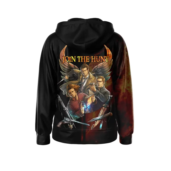 Supernatural Zipper Hoodie: Join The Hunt