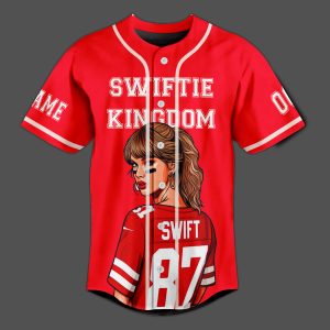 Taylor Swift Chiefs Customized Baseball Jersey Swiftie Kingdom2B2 LNNWp