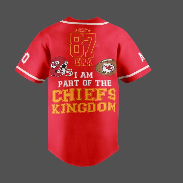 Taylor Swift Chiefs Customized Baseball Jersey: Swiftie Kingdom