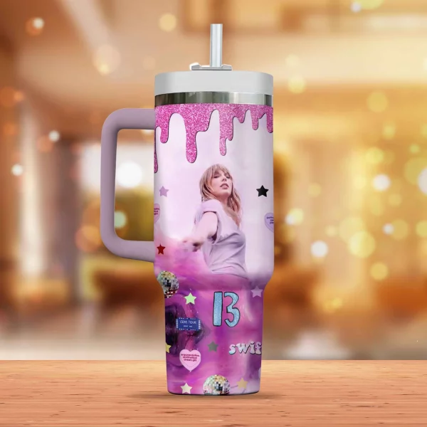 Taylor Swift Purple 40 Oz Tumbler