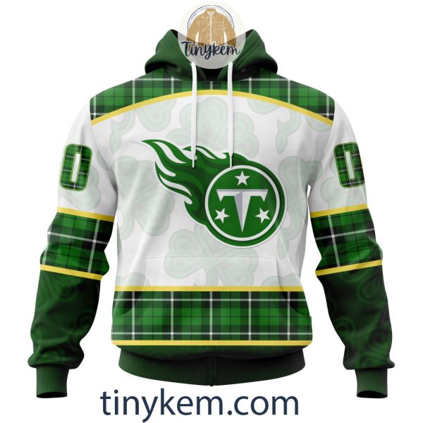 Tennessee Titans Shamrock Customized Hoodie, Tshirt: Gift For St Patrick Day 2024