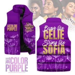 The Color Purple Puffer Sleeveless Jacket: Brave Like Celie