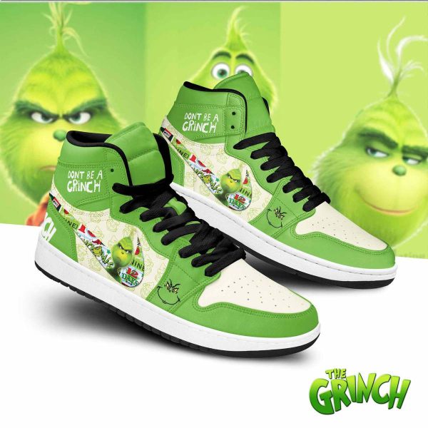 The Grinch Air Jordan 1 High Top Shoes