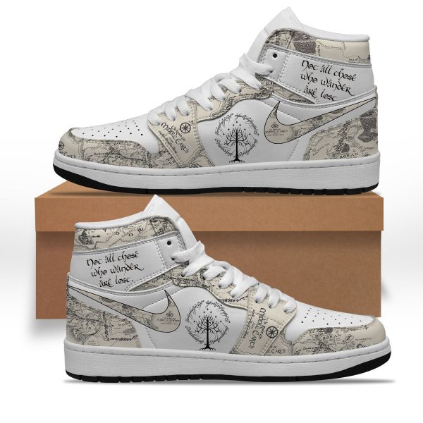 The Lord of the Rings Custom Air Jordan 1 High Top Shoes