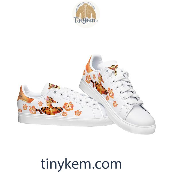 Tigger Customized Leather Skate Shoes