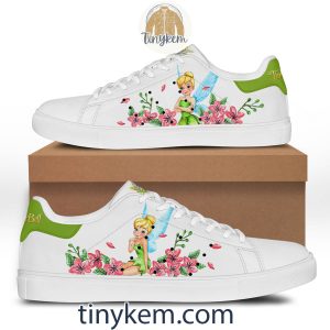 Tinker Bell Customized Leather Skate Shoes