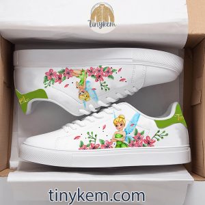 Tinker Bell Customized Leather Skate Shoes