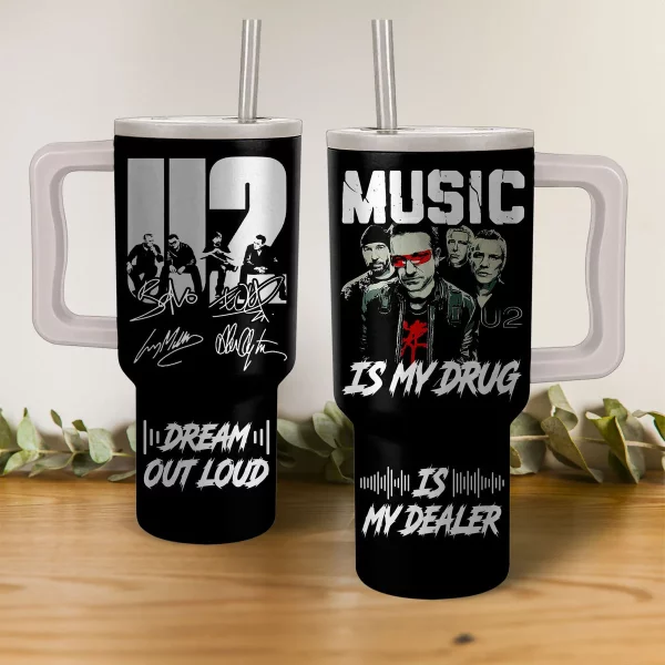 U2 Music 40 Oz Tumbler: Dream Out Loud