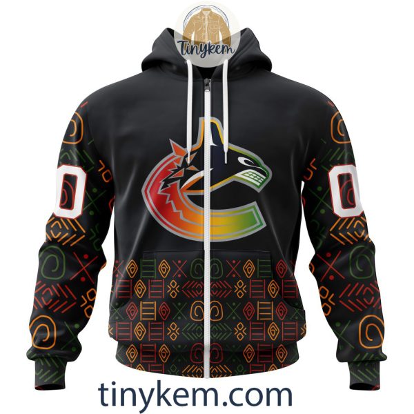 Vancouver Canucks Black History Month Customized Hoodie, Tshirt, Sweatshirt