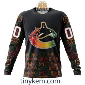 Vancouver Canucks Black History Month Customized Hoodie Tshirt Sweatshirt2B4 uSWtm