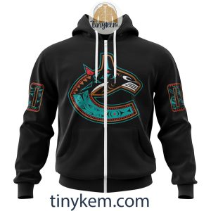 Vancouver Canucks Customized Hoodie Tshirt Sweatshirt With Special First Nation Design 2B2 7rwy7
